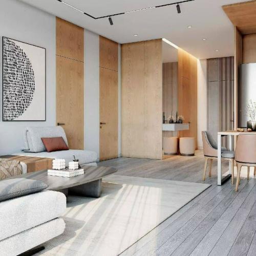 Кухня - гостиная с природным характером. 07