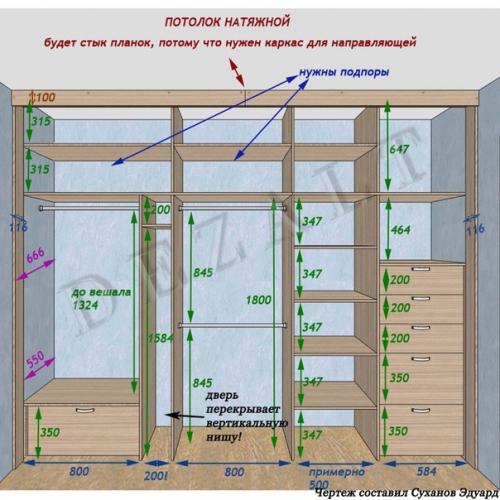 Полезные чертежи шкафов. 03