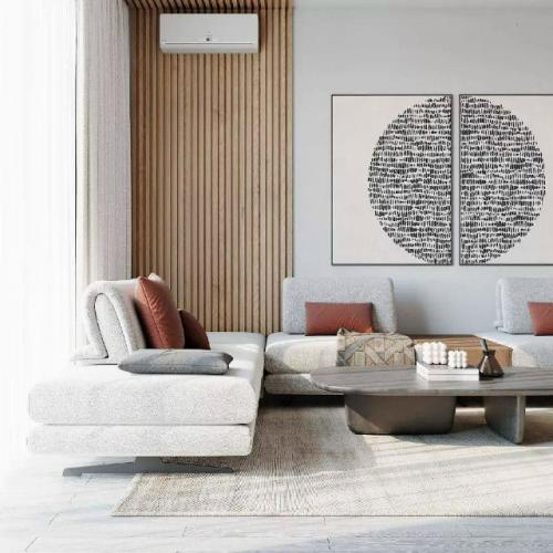 Кухня - гостиная с природным характером. 08