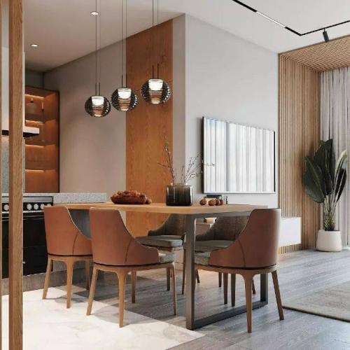 Кухня - гостиная с природным характером. 04