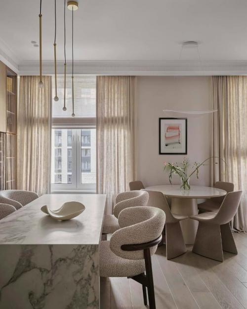 Светлый интерьер для отца и дочери - студентки. 03