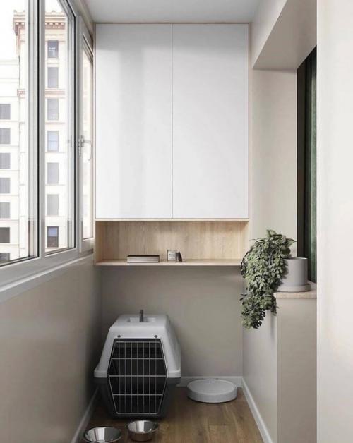 Интерьер квартиры. Выполнен в спокойных, натуральных оттенках. 02