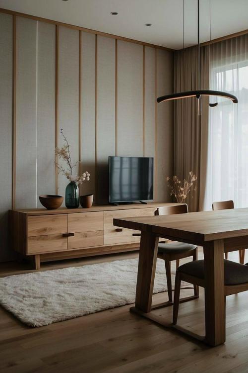 Дерево в интерьере: тепло, уют и природная гармония. 03