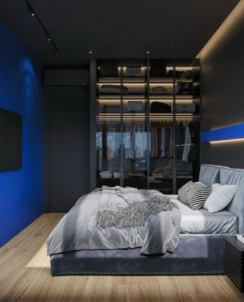 Минималистичное пространство в графитовых тонах. 08