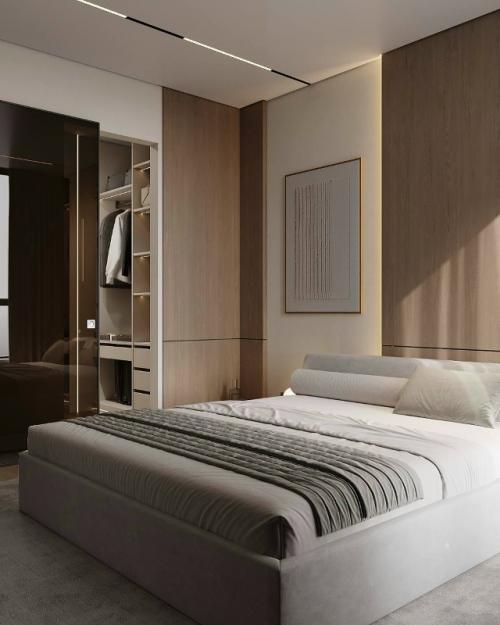 Мастер - спальня с собственной гардеробной. 02