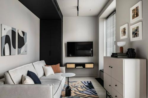 Контрастная студия, созданная для аренды. 04