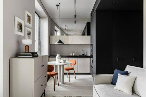 Контрастная студия, созданная для аренды. 01