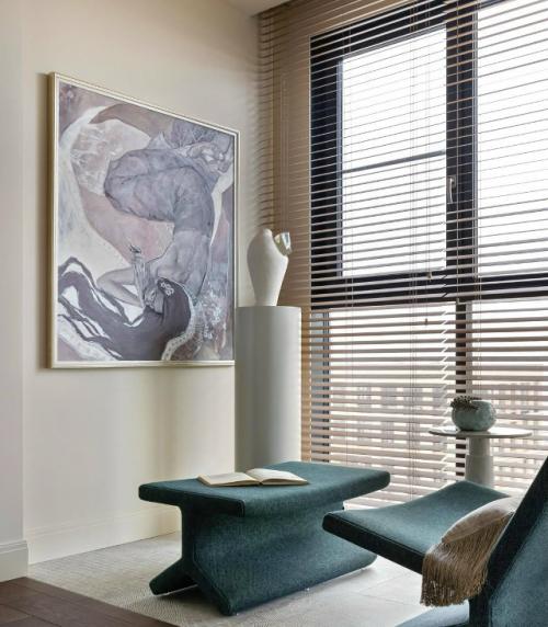 Бежевый интерьер с настроением тихого моря. 02