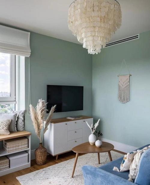 Интерьер квартиры в максимально спокойных тонах. 02