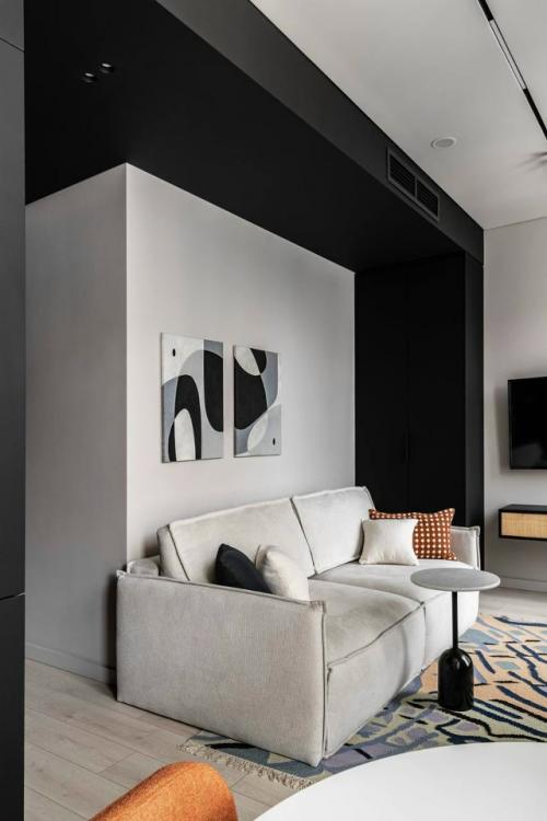 Контрастная студия, созданная для аренды. 06