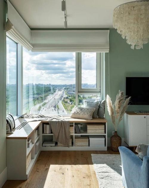 Интерьер квартиры в максимально спокойных тонах. 03