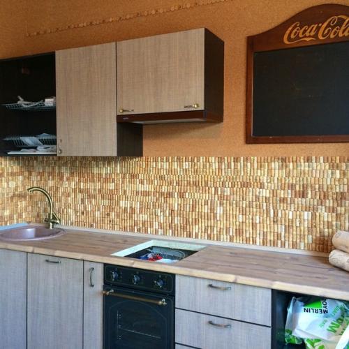 Закончили ремонт на кухне.