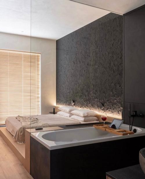 Вот такой интересный интерьер разработали дизайнеры. 01