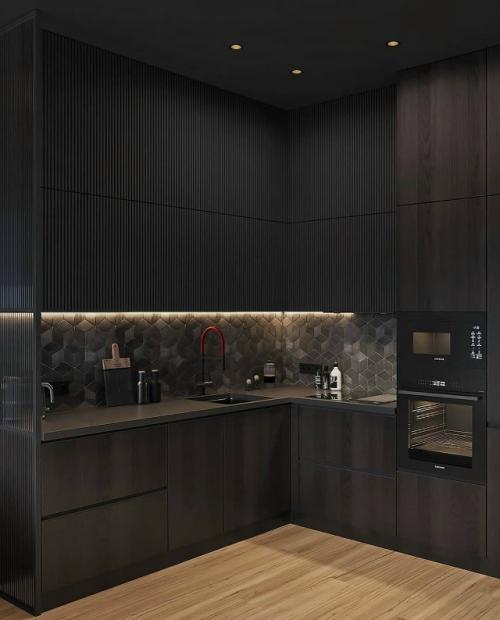 Минималистичное пространство в графитовых тонах. 06