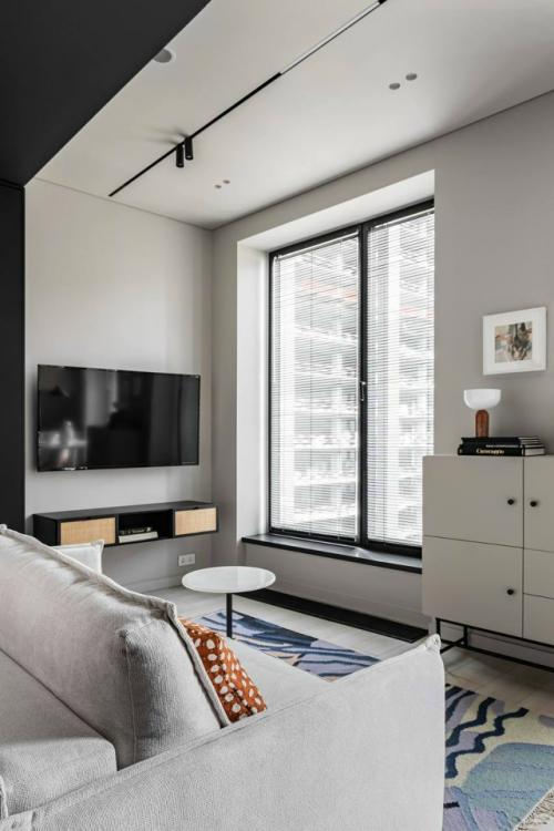 Контрастная студия, созданная для аренды. 05