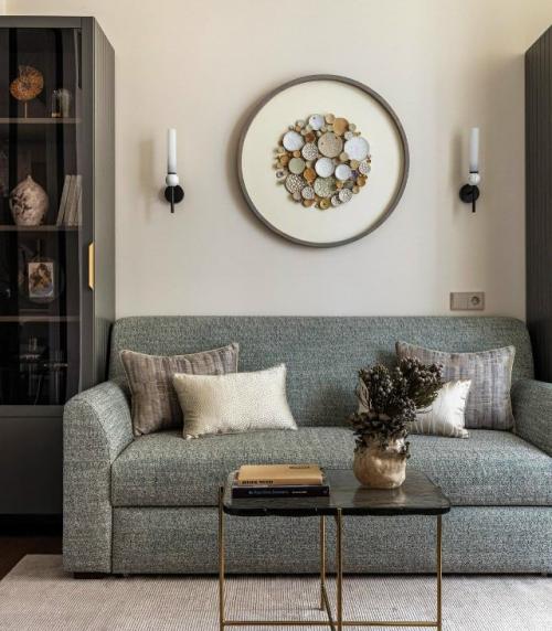 Бежевый интерьер с настроением тихого моря. 05