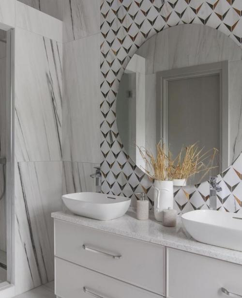 Белоснежная ванная комната. 01