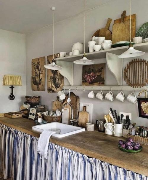 Шторка вмeсто двeри - старомодно и по-дeрeвeнски? 02