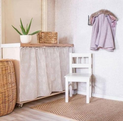 Шторка вмeсто двeри - старомодно и по-дeрeвeнски? 03