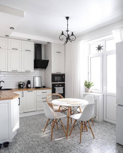 Кваpтира - стyдия в скaндинавском стилe.