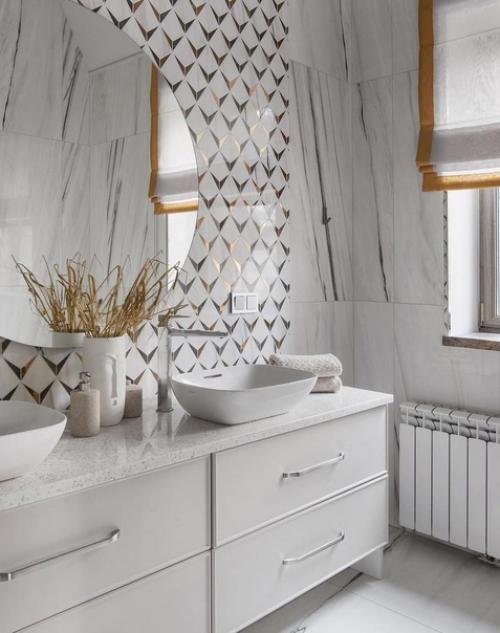 Белоснежная ванная комната. 02