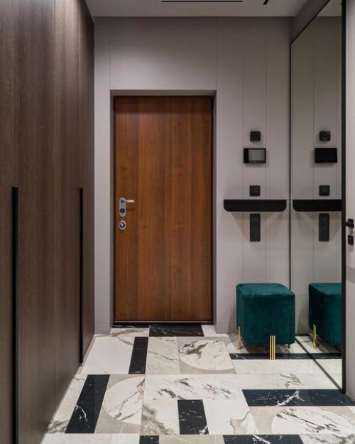 Квартира с приятным интерьером, он в меру яркий, не перенасыщен лишними деталями. 06