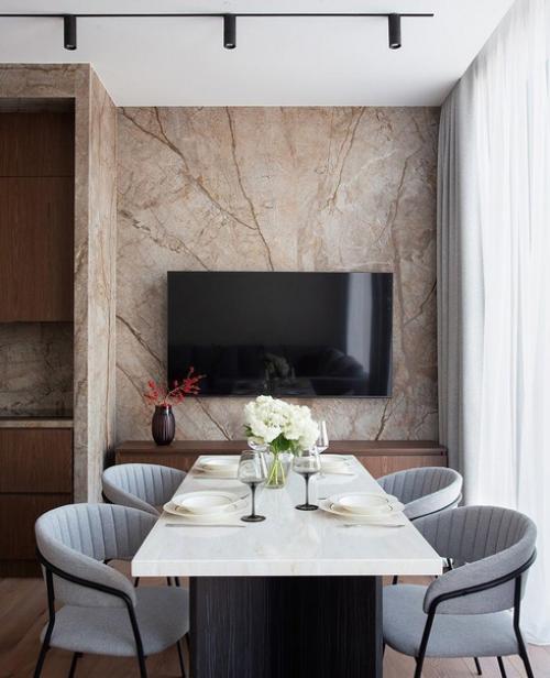 Современный, стильный интерьер квартиры, которая предназначается для сдачи. 07