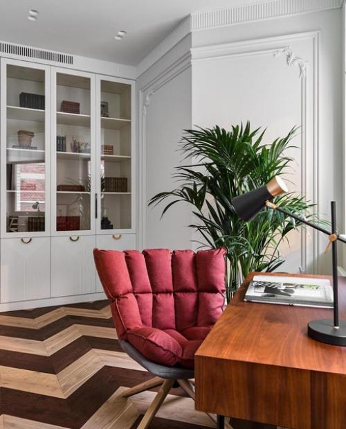 Квартира с приятным интерьером, он в меру яркий, не перенасыщен лишними деталями. 07