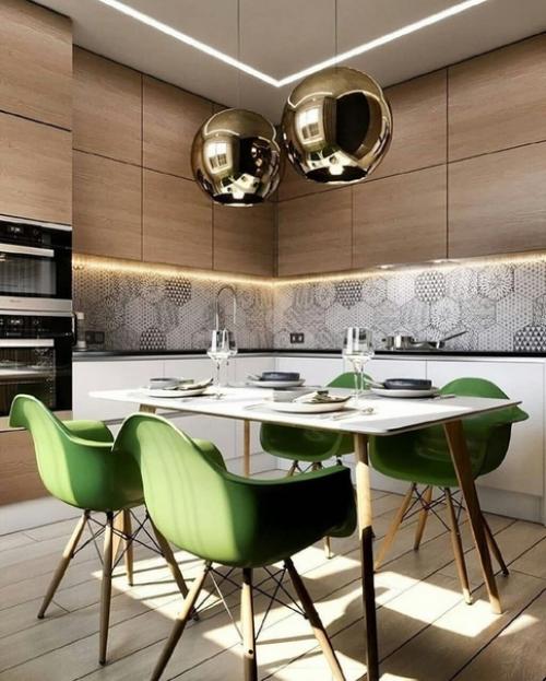 Современный интерьер в просторной квартире 72 кв. 06