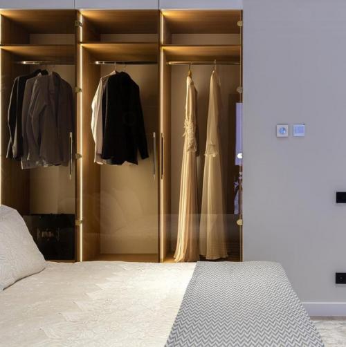 Мягкий, уютный дизайн спальной комнаты. 03