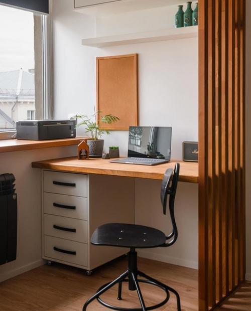 Комфортная трешка.  В каждом помещении использованы интересные методы оформления и отделки.