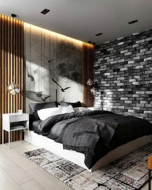 Современный интерьер в просторной квартире 72 кв. 01