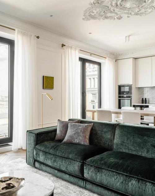 Интерьер квартиры, которая полностью отвечает всем запросам владельца. 02