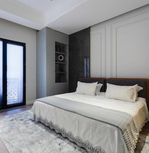 Мягкий, уютный дизайн спальной комнаты. 02