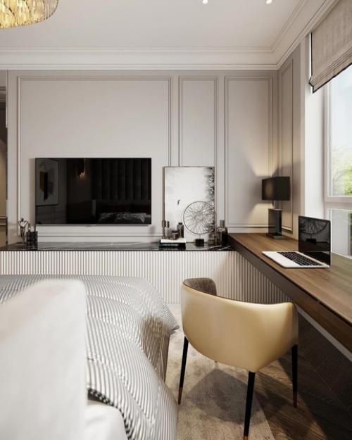 Интересный дизайн. В котором главной фишкой стало использование повторяющихся ритмичных деталей. 01