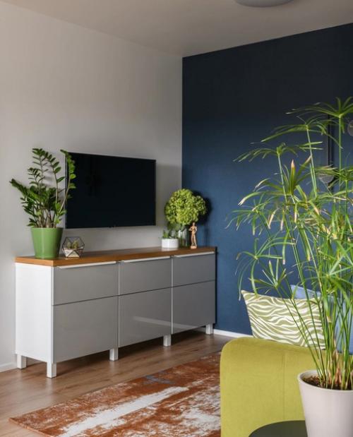 Комфортная трешка.  В каждом помещении использованы интересные методы оформления и отделки. 07