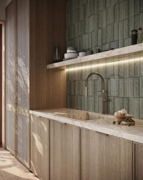 Спокойный интерьер, практически монохромный. 03