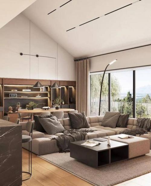 Шикарный вид за окном.