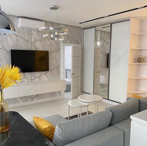 Интерьер кухни - гостиной. 02