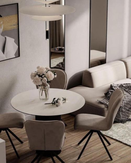 Таким образом, если вам нравятся монохромные интерьеры, присмотритесь к этому дизайну. 04