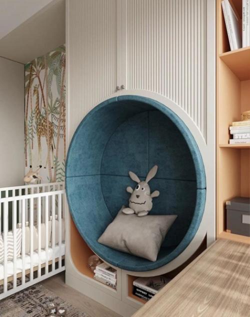 Комната для малютки оформлена. 02