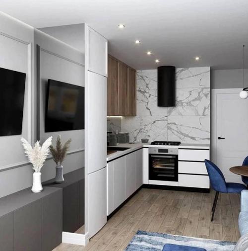 Темно синие акценты. 04