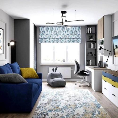 Темно синие акценты. 07