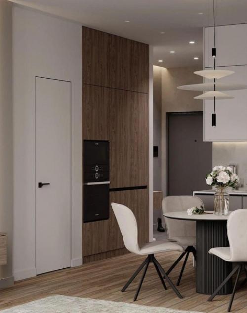 Таким образом, если вам нравятся монохромные интерьеры, присмотритесь к этому дизайну. 07