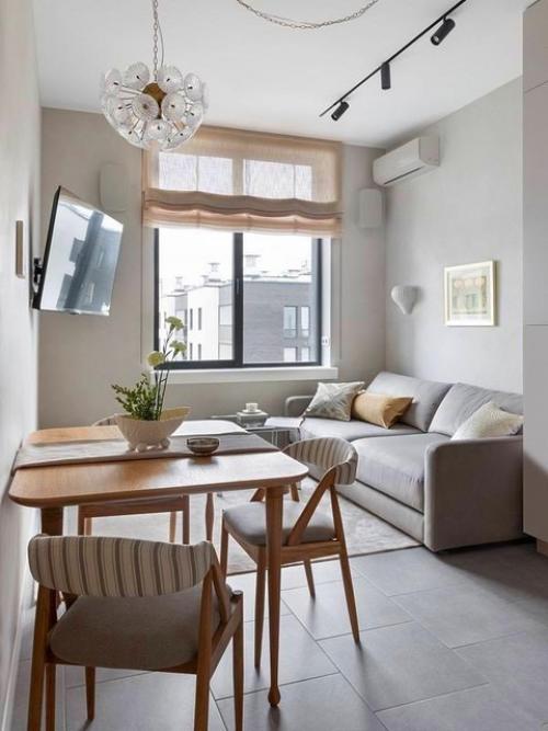 Серый интерьер, в котором тепло. 02