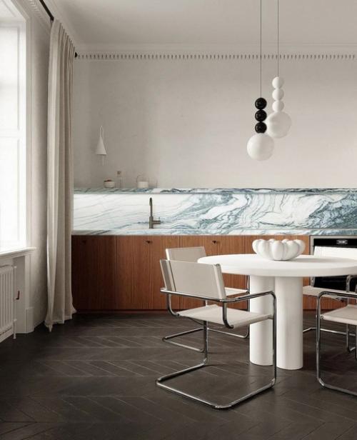 Кухня объединенная с гостиной. 05