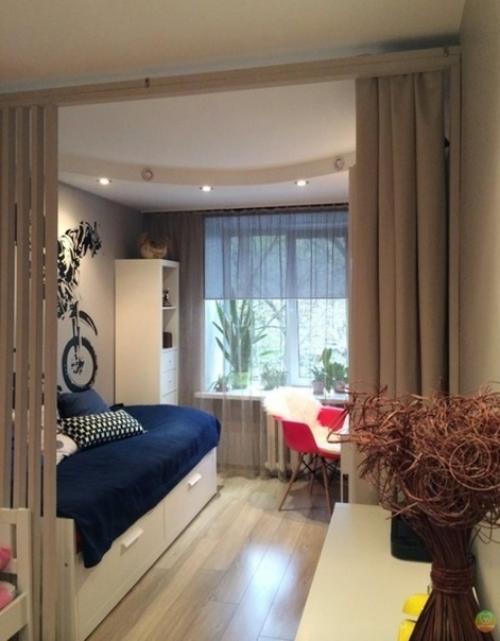 Что делать, ecли детей двoe, а комната одна? 01