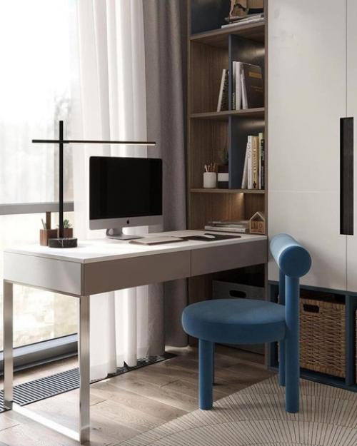 Комната продумана таким образом, чтоб отвечать запросам ребенка. 04