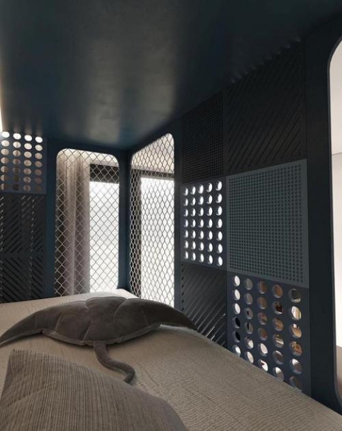 Комната продумана таким образом, чтоб отвечать запросам ребенка. 03