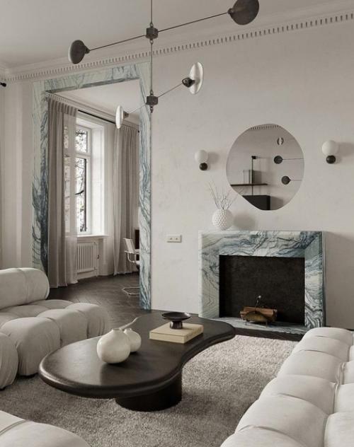 Кухня объединенная с гостиной. 01